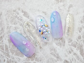 ラルネイル 大宮(Lull. nail)/*紫陽花*ぷっくり滴アート*