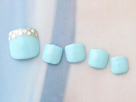 【NEW】シンプルフットネイル