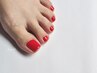 【FOOT☆ワンカラー】お好きなカラー+足裏角質ケア¥9,300