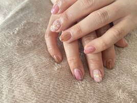 ぷっくりフラワー×ニュアンス