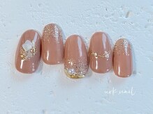 アークネイル 下北沢(urk.nail)/ミラーアート　ホロデザイン