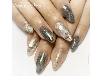 アニーアンドジーノ ウタヅ(Annie&Gino utazu)/スカルプ10本アート