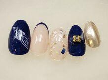 ネイルサロン フローリア(nail salon Florir)/ネイビーネイル