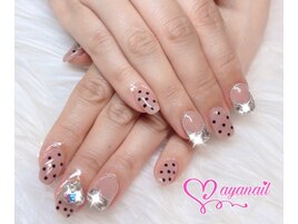 ガーリーネイル！お客様持ち込み