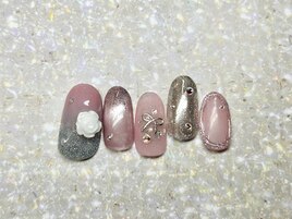 10月定額/ガーリーネイル