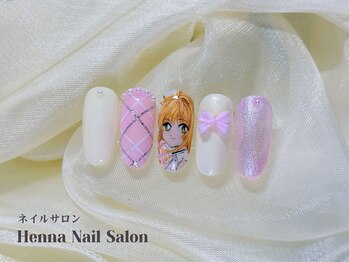 ヘンナコンス(Henna Kongs)/アニメ×リボン痛ネイル