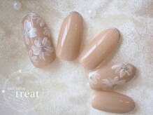 トリート(treat)/卒業/入学式に♪上品ネイル