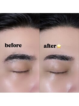 アイラッシュサロン ブラン アリオ鷲宮店(Eyelash Salon Blanc)/★メンズ美眉スタイリング★