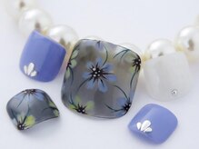 グランビューティー 焼津店(gran beauty)/フットネイル 大人小花☆