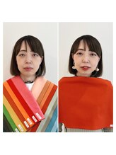 アンドチャーム(&charm)/秋色がぴったり。華やかな印象に