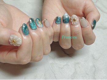 フランセス(Frances)/ぷっくりお花アート