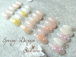 期間限定*桜ネイル♪