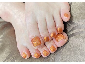 ヒマワリ(HIMAWARI)/ミラーフットネイル