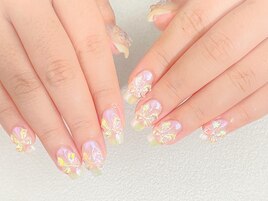 ジェル◆オーロラネイル