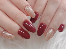 《ワンカラー》ボルドー