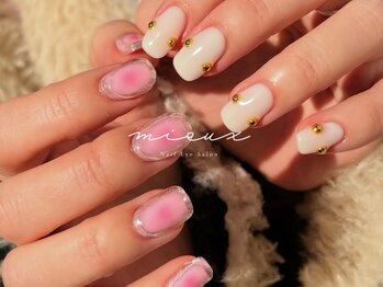 ミュー(mieux)の写真/ハンドもフットも【やり放題メニュー】有り◎画像持込OK！こだわり派の方も大歓迎！