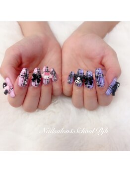 チェックネイル