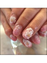 サロン アンジェラ(Salon Angela)/桜エアーと３Dアート