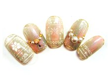 クリスタルネイル ボンベルタ橘店(CRYSTAL NAIL)/ チップ×シルバー