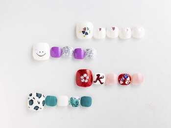 ミキ(MIKI)/フットネイル　シンプル6500円