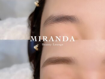 ミランダ(MIRANDA)の写真/《美眉アイブロウWAX1回￥3400》眉毛を整えるだけで一気に垢抜け眉美人★朝のメイクも楽ちん♪