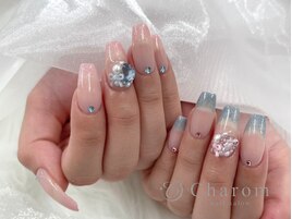 キラキラマグネットネイル