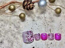 テテネイル(tete.nail)/［フット］ミックスツイード柄