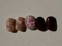 ムー(nue)/flower × brown