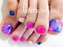 ジャスミンネイル(Jasmine Nail)/カラフルfoot nail