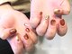 ネイルサロン リラ(nail salon lilas)の写真/お仕事の都合や、家事で長いネイルはできない方へ！短い爪でも可愛く華やかに☆可愛い指先に大変身♪