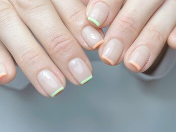 ネイルカラーリリー(Nail Calla Lilly)/パステルスキニーフレンチ*