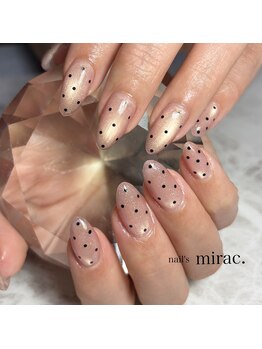 ネイルズミラク(nail's mirac.)/ドット柄ネイル