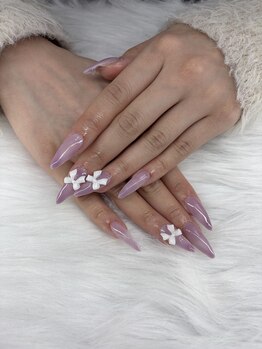 ヴァニーユ(Vanille)/リボンネイル