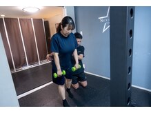 【ダイエット/痩身】パーソナルトレーニングジムNEXT GYM TOKYO駒込・巣鴨店/パーソナルトレーニング風景