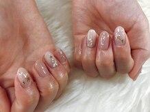 キキネイル 二子玉川(kikinail)/キラキラクリスマスネイル