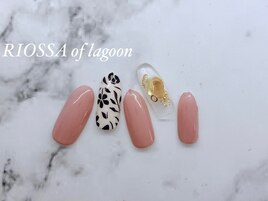 フラワー×くすみカラー