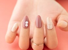 ヴァンネイル(VINGT NAIL nail&eye beauty)/春のツイードネイル