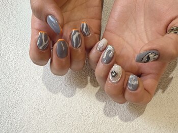 オーク 戸塚(OAK)/アシメ　zebra×nuance