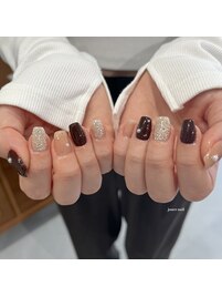 ボルドー　パールネイル☆