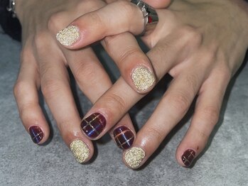 オムネイル 渋谷(HOMME NAIL)/定額デザイン 6.600