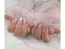 エクラベル(E'clat belle)/ぷるマグで春チェックネイル☆