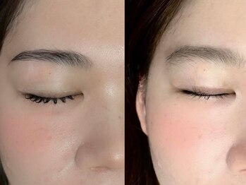 ブリリア ネイルアンドアイラッシュ(BRILLA nail&eyelash)の写真/【プライベートサロン/HBL公式推薦】ハリウッドブロウリフト（パーマ＋WAX）で自眉の生え癖を自由自在♪