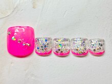 フェリーチェ(nail salon＆school felice)/フットネイル/定額制9900円/瑞江