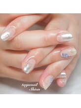 たゆ ネイル(たゆnail)/華やかラメグラ花火の夏ネイル