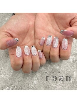 ロアンネイル(roan nail)/ガラスフレンチ