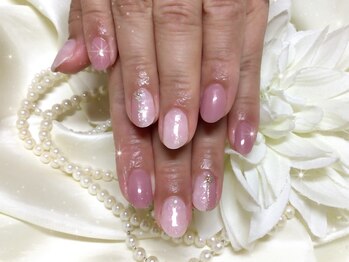 ウィズ フェリーク/ピンクホロネイル