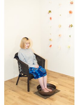 マドカヨガビューティーオフィス(MADOKA YOGA BEAUTY OFFICE)/足湯(オプション)現在無し