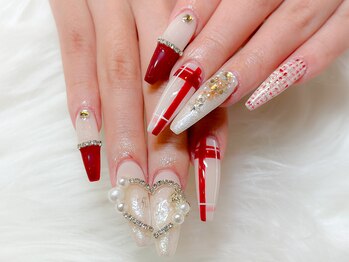 ルアナ(Luana.)/冬詰め込みネイル