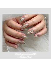ツキカドットネイル(tsukika.nail)/フラッシュマグ×ハートドット