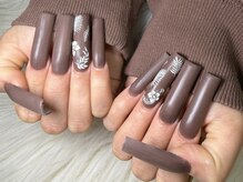 ネスネイル 池袋(Nes.nail)/マットネイルブラウン